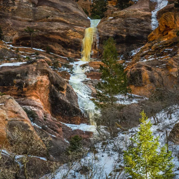 a close up of a rock